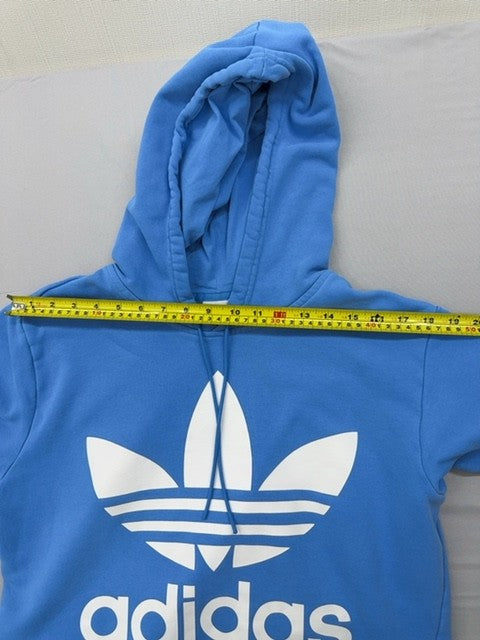 Adidas Men's Blue 3-Stripes Fleece Pullover Hoodie XL Regular