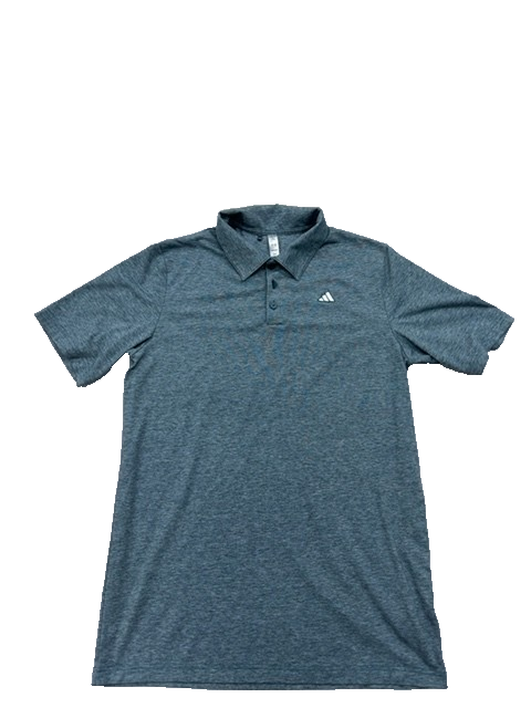 Adidas Men's Gray Polo Shirt – Size XL, Short Sleeve