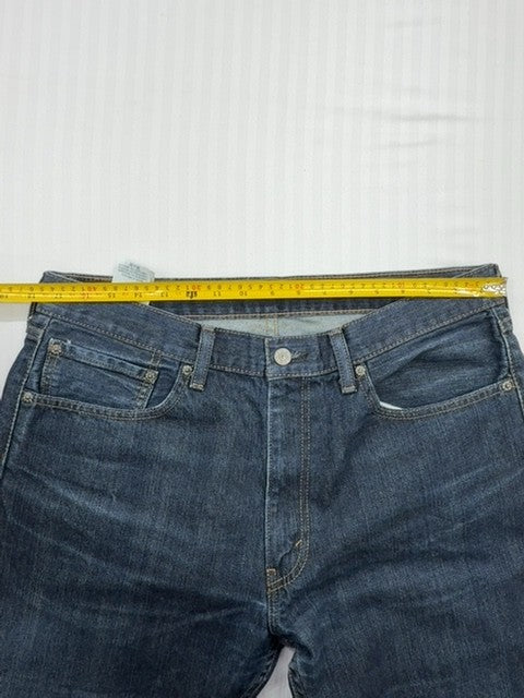 Levi's 505 Men's Blue Denim Jeans 36x32 Button Fly