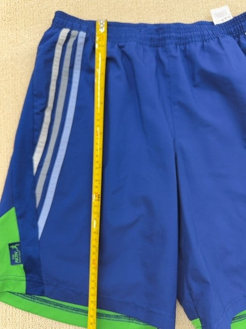 Adidas Men's Blue Moisture Wicking Athletic Shorts Size M