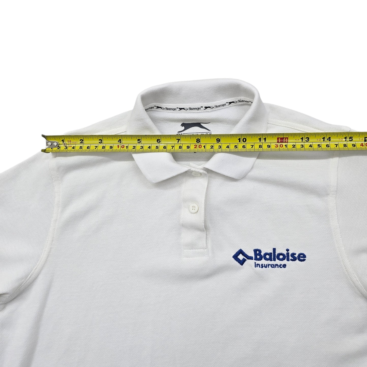 Slazenger Women White Polo Shirt size L product image 5