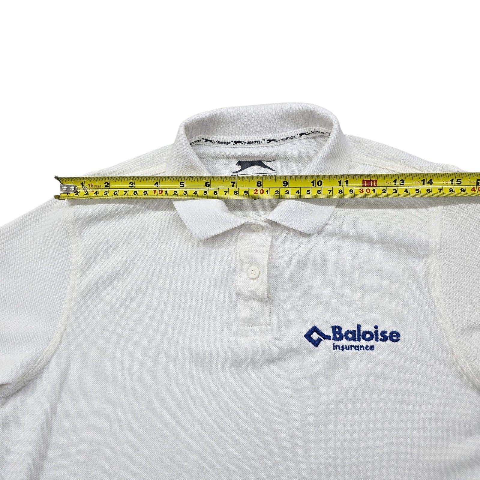 Slazenger Women White Polo Shirt size L product image 5