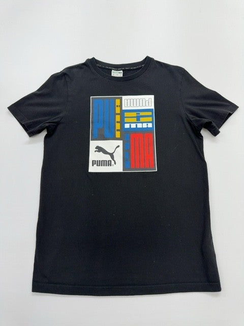 Puma Boys Black T-Shirt size S product image 1