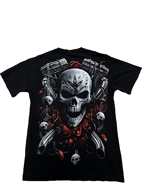 Spiral Direct Men's Black T-Shirt – Size S, Cotton