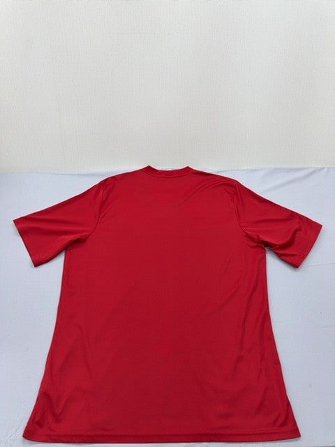 Adidas Men's Red Jersey – Size XL, V- V- One-off pre-loved, Striped