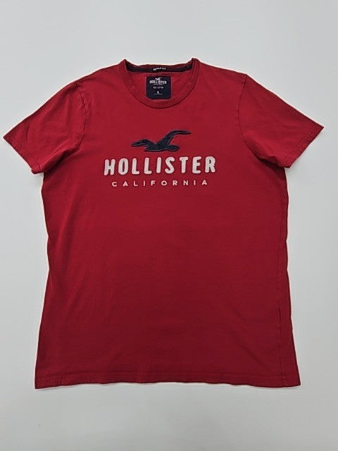 Hollister Men Red T-Shirt size XL product image 1