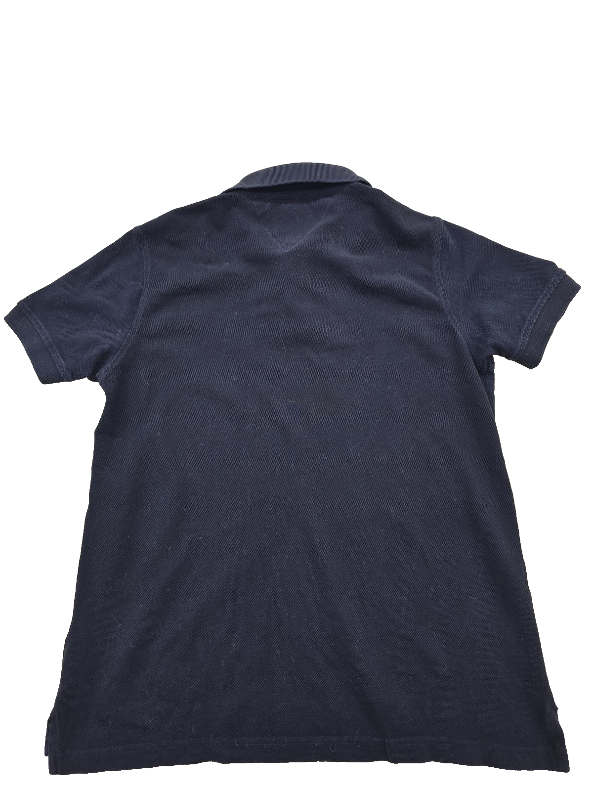 Tommy Hilfiger Navy Cotton Pique Polo Shirt Men's M Short Sleeve Tipped Collar