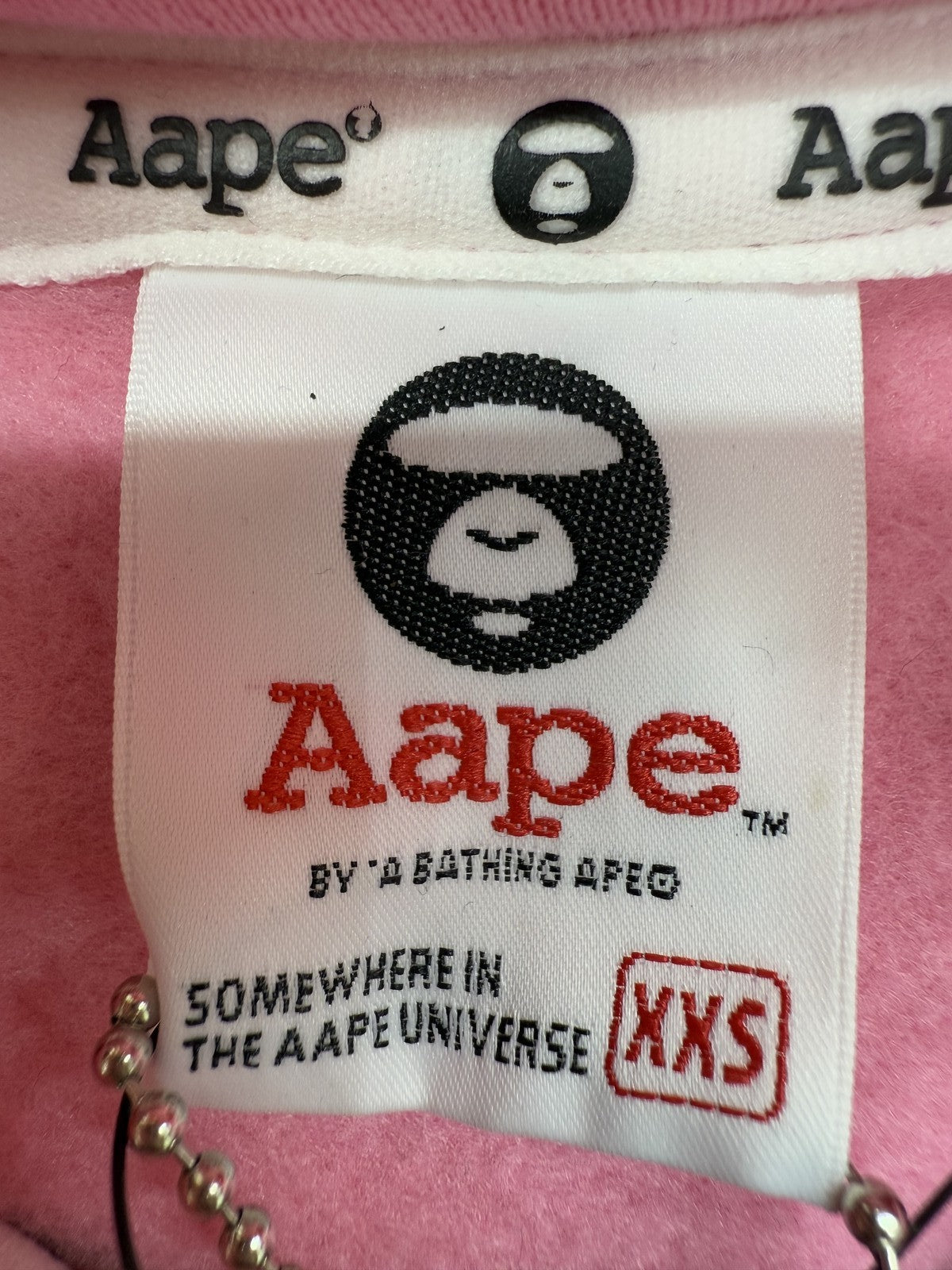 Aape Camo Pink Pullover Hoodie XXS Kangaroo Pocket Long Sleeve