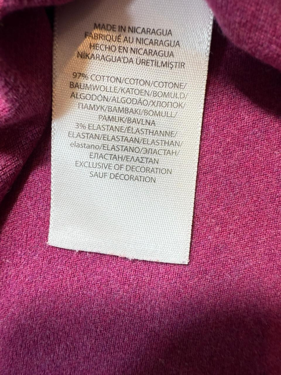 Polo Ralph Lauren Women's Magenta Slim Fit Pique Polo Shirt Pony Logo Size M