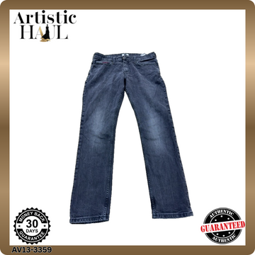 Tommy Hilfiger Men's Dark Blue Straight Leg Jeans Size 32x30