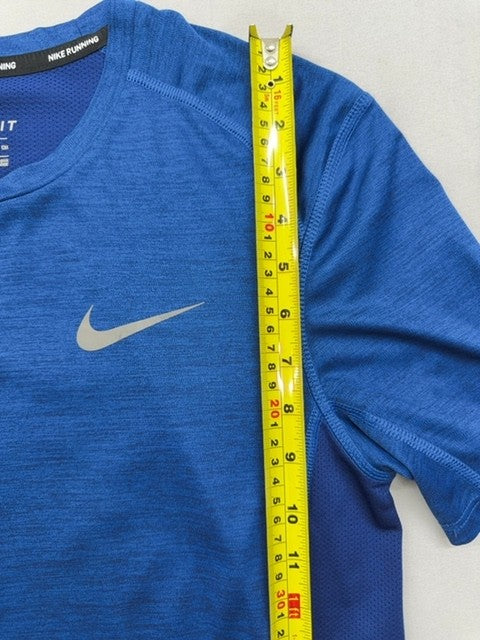 Nike Men's S Blue Dri-FIT Running T-Shirt Short Sleeve