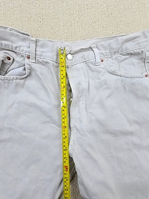 Levi's 511 Men's White Straight Denim Jeans Size 40 Regular