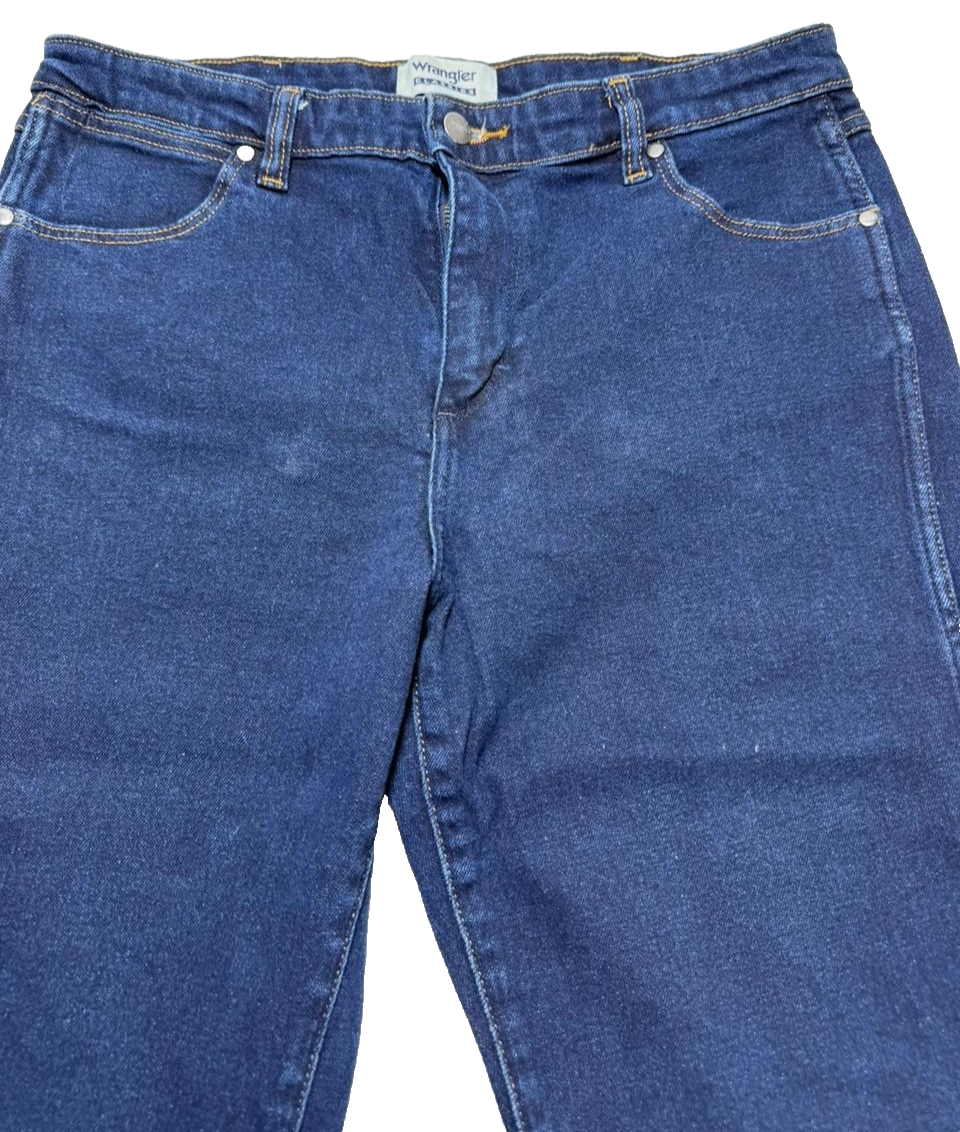 Wranglar Classic Women's Mid Waist Bootcut Blue Jeans Size 14R