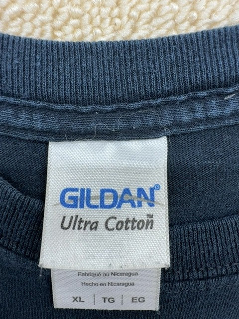Gildan Men Navy T-Shirt size XL product image 5