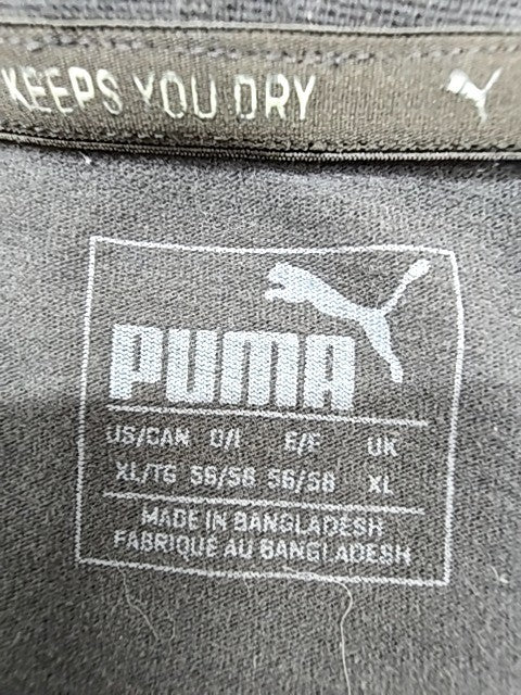 Puma Men's Black XLT Short Sleeve Dry Tee Crewneck OS Sportswear