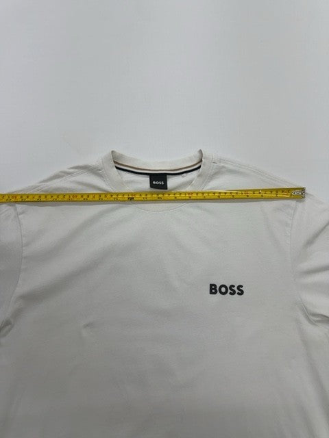 BOSS Men White T-Shirt size XXL product image 8