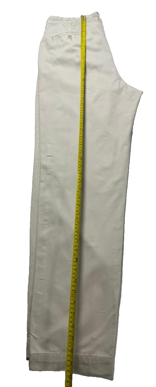 Polo Ralph Lauren Men's Beige Chino Trousers Classic Fit Size 36