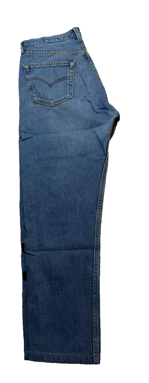 Women Levi Strauss & Co Original Rivated Distressed Denim Jeans Pants Size 42