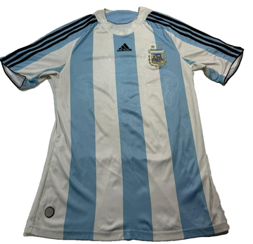 Adidas Argentina National Team Men'S Jersey Sun Of May Watermark Blue White S/M