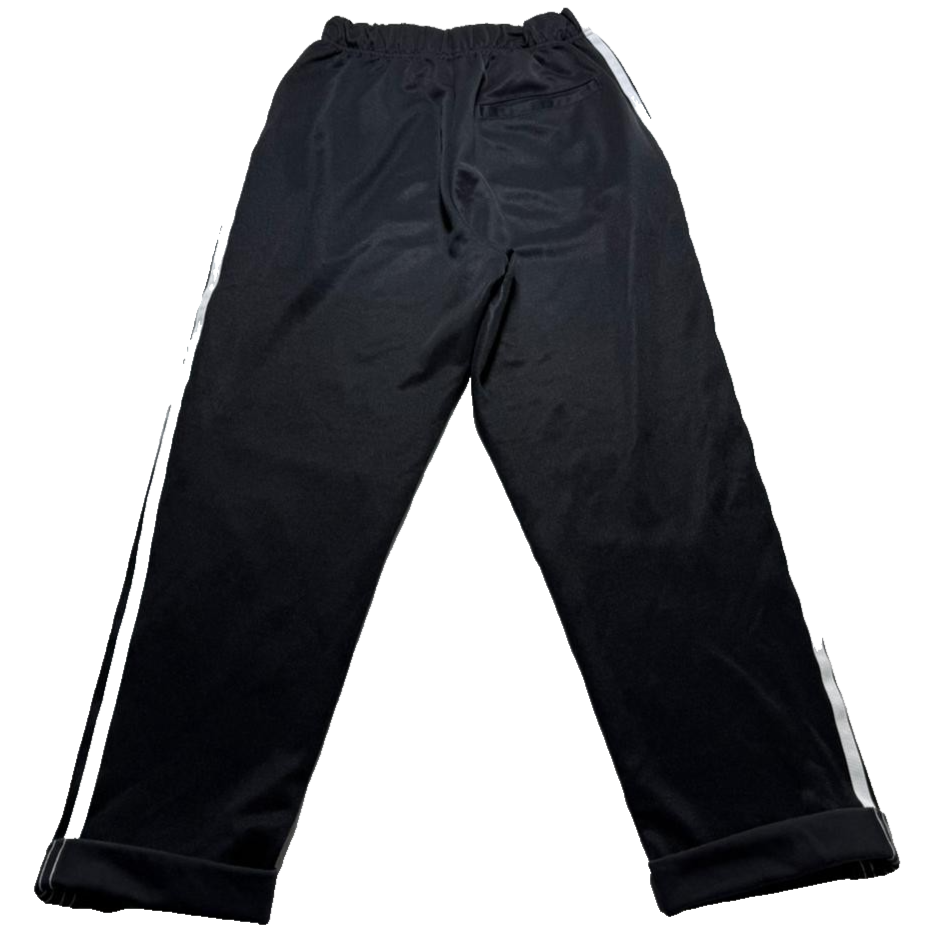 Adidas Originals Black 3-Stripe Juniors Track Pants Joggers Youth Size M