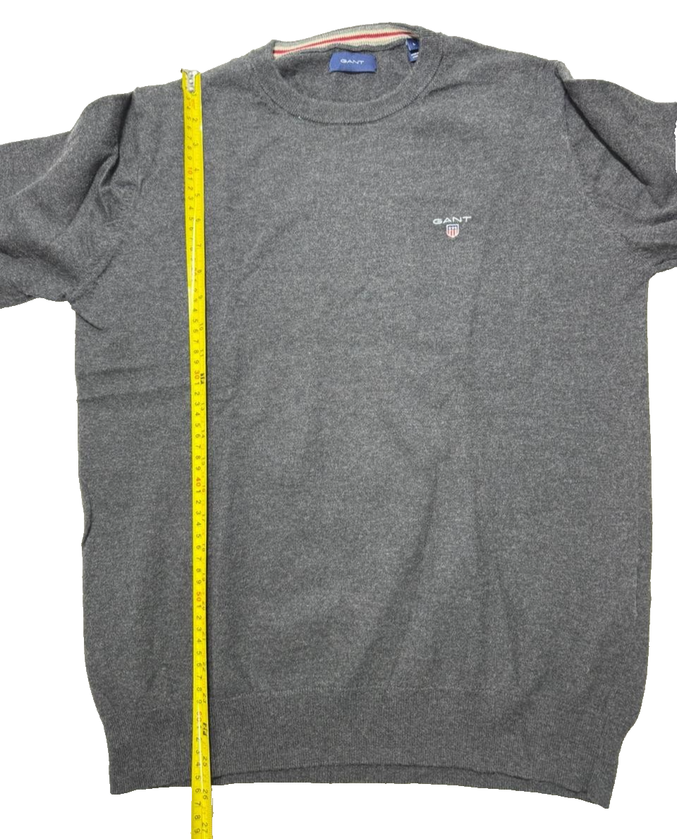 GANT Men's Super Fine Lambswool Crew Neck Sweater - Size L