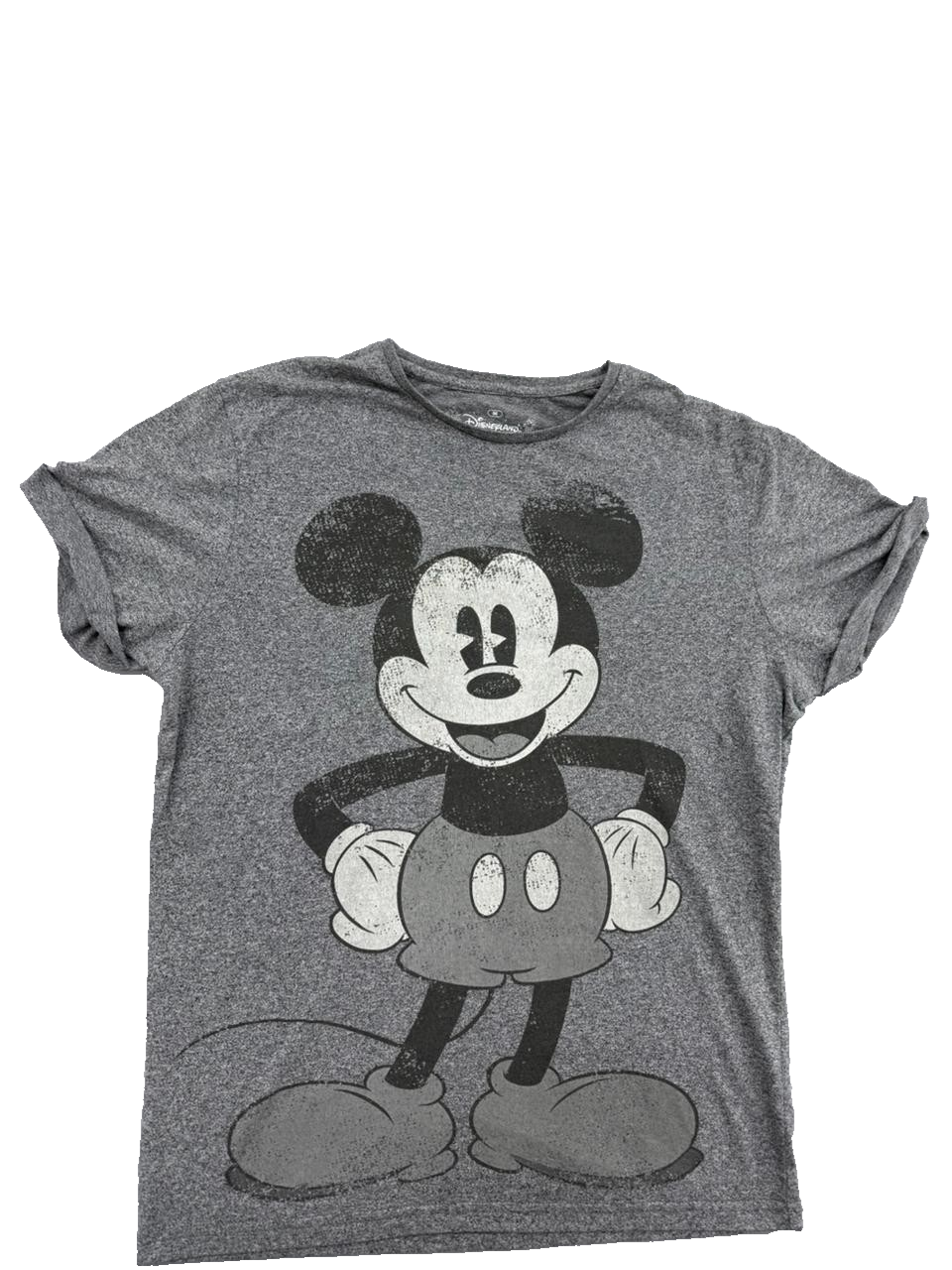 Disneyland Paris Mickey Mouse Grey T-Shirt M Cotton