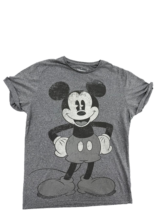 Disneyland Paris Unisex Gray T-Shirt – Size M, Cotton
