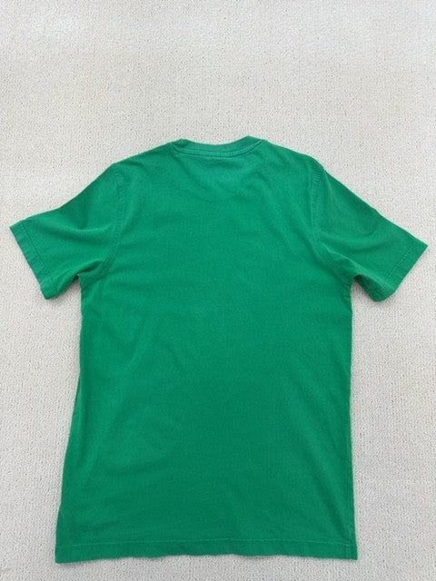 Adidas Men's Green Trefoil Short Sleeve T-Shirt Size M Cotton