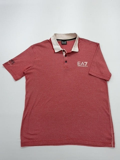 EA7 Boys Red Polo Shirt size 14-16 product image 1