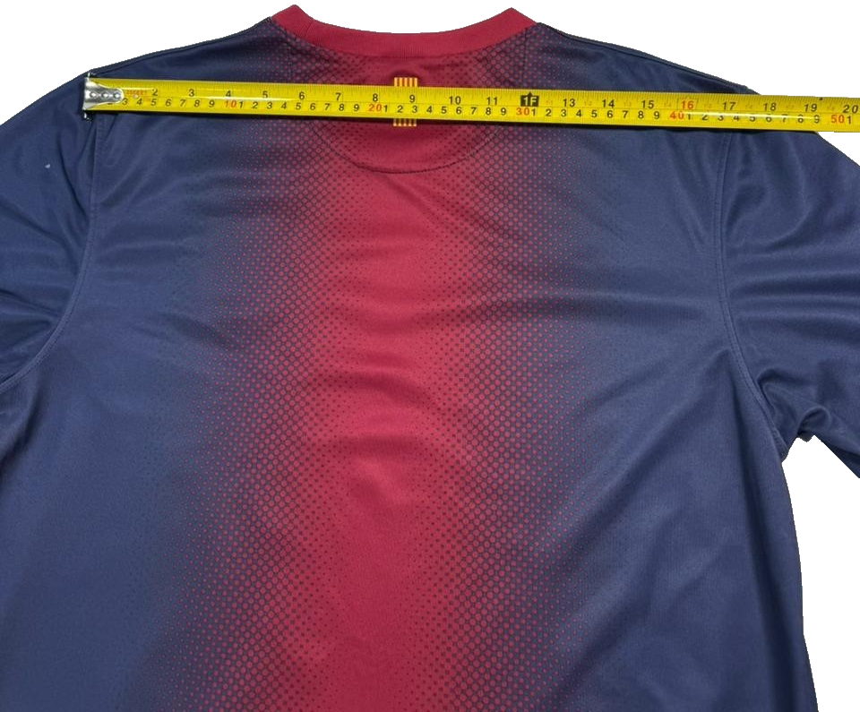 Nike Men's Fc Barcelona Home Jersey Nike Dri-FIT Size M Qatar Foundation Unicef
