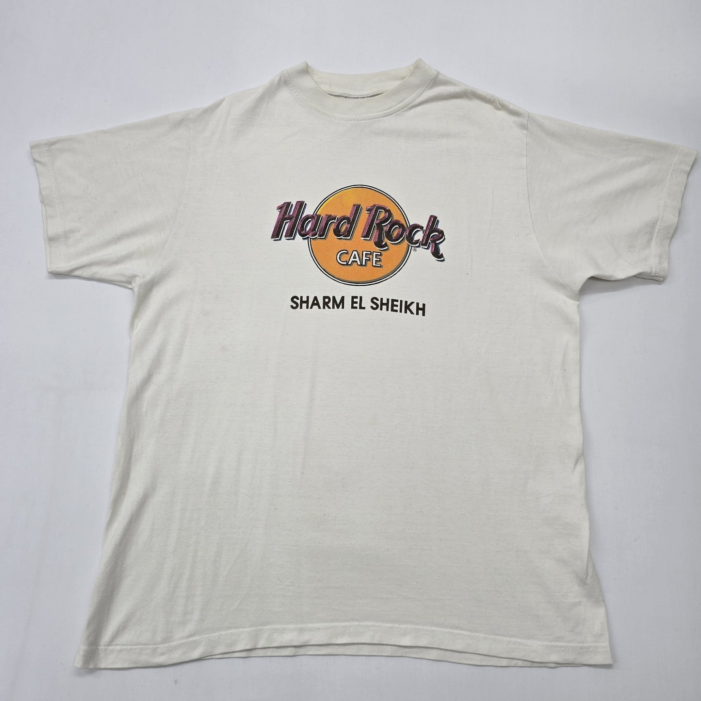 Harvard Rock Cafe Men White T-Shirt size L product image 1