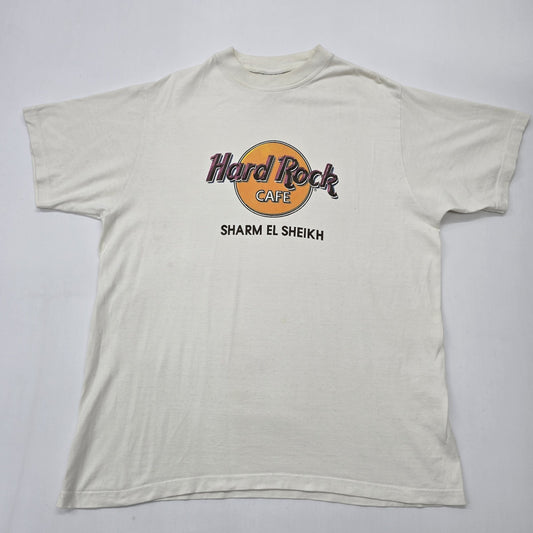 Harvard Rock Cafe Men White T-Shirt size L product image 1