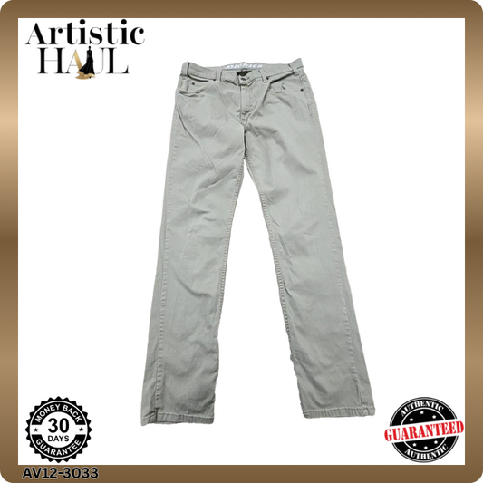 Diesel Men's Khaki Slim Fit Jeans Size 34 Inseam 34 98% Cotton