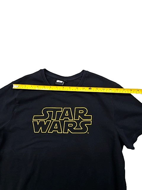 Star Wars Black T-Shirt Men's L Short Sleeve Crewneck Regular Fit