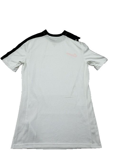 Nike Men's Dri-FIT Striped T-Shirt Size S White/Black DV9750-101