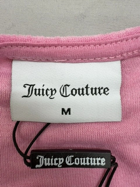 Juicy Couture Pink Tank Dress M Terry Scoop Neck Women Casual