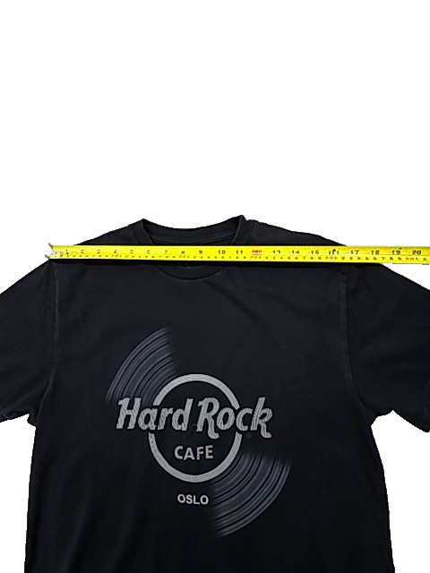 Hard Rock Unisex Black Cotton T-Shirt Size Medium Crewneck