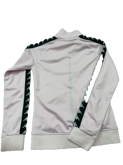 Kappa Women's Pink Track Jacket M Long Sleeve Zipper Med