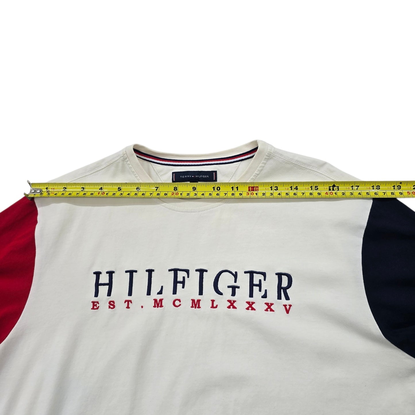 Tommy Hilfiger Men White T-Shirt size XL product image 5