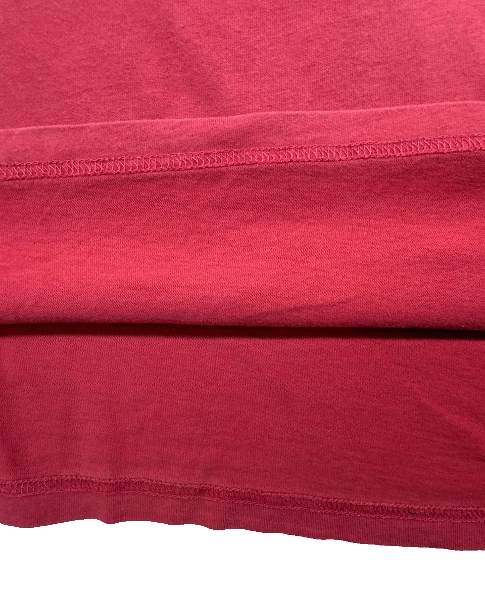 Superdry Men's Red Short Sleeve T-Shirt Embroidered Logo Size 3Xl