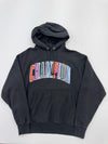 Champion Boys Charcoal Pullover Hoodie Size L Reverse Weave Fleece Graphic
