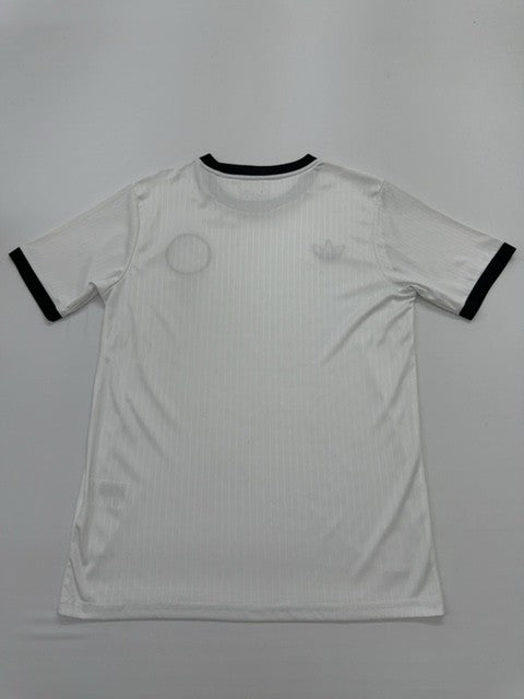 Adidas Boys White Ringer T-Shirt Size S Regular Fit Lightweight
