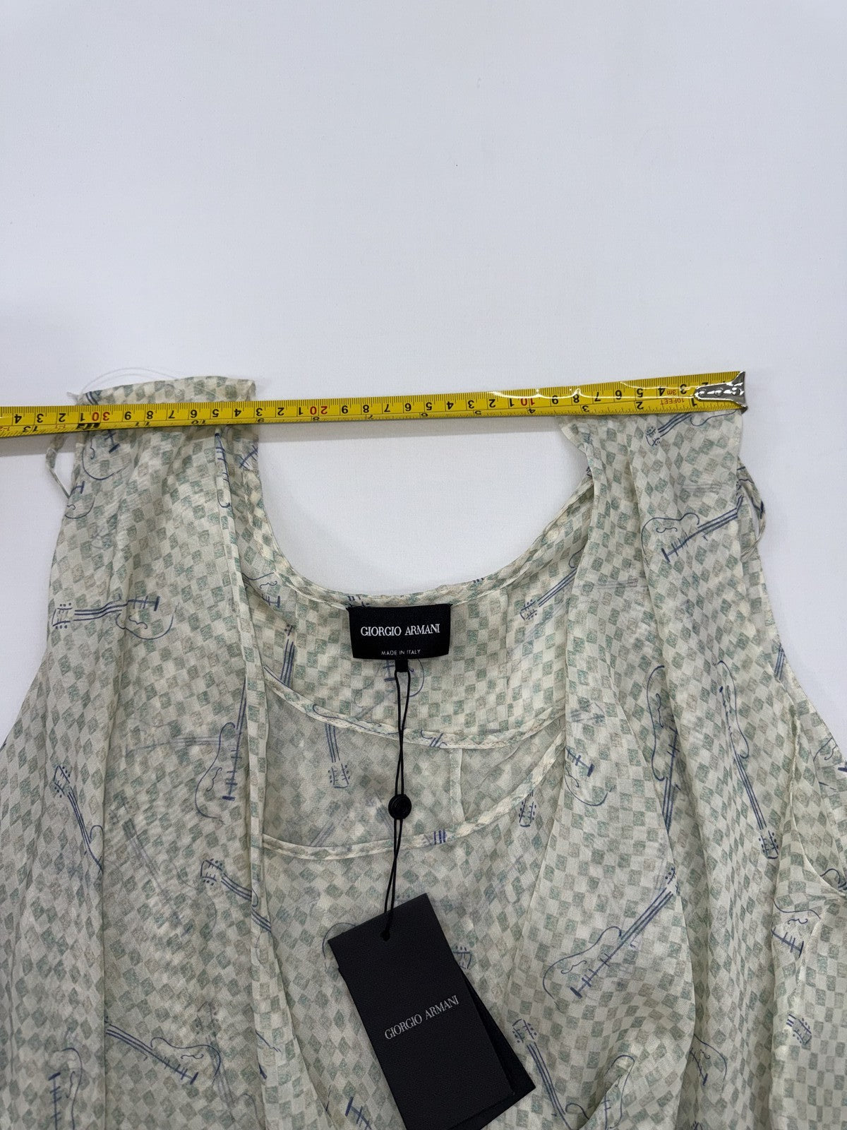 Giorgio Armani Women Green Blouse size 44 product image 7