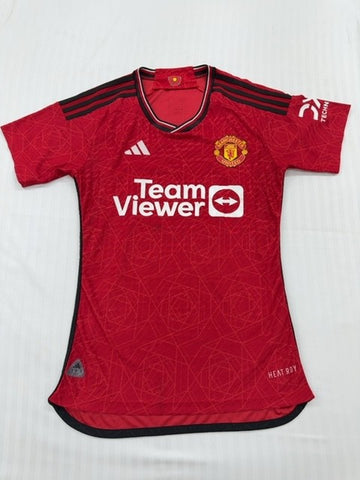 Adidas Women's Red Manchester United Home Jersey Size 40 25/26