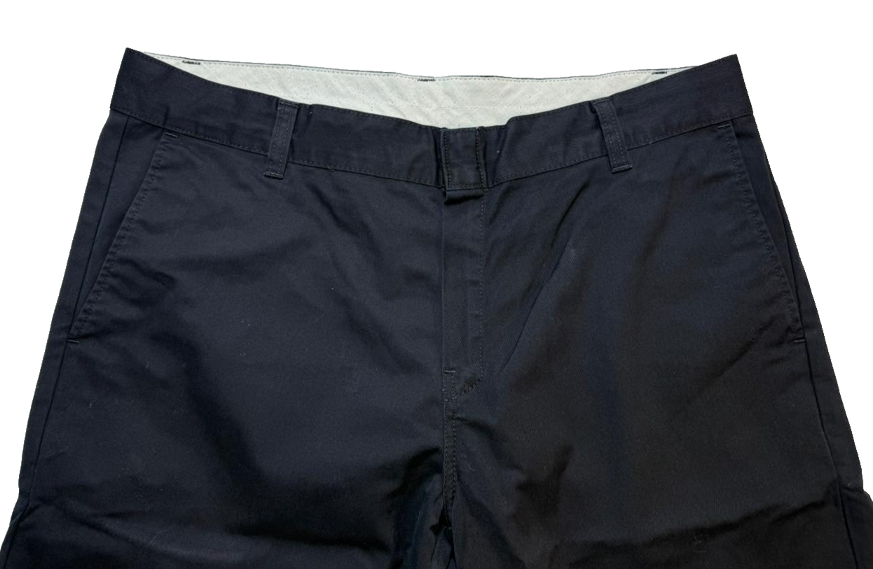 Carhartt Men's Sid Bermuda Slim Fit Cotton Twill Chino Shorts W38 Dk Blue