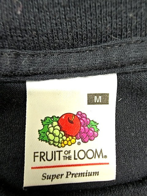 Fruit of the Loom Men Black T-Shirt size M product image 3