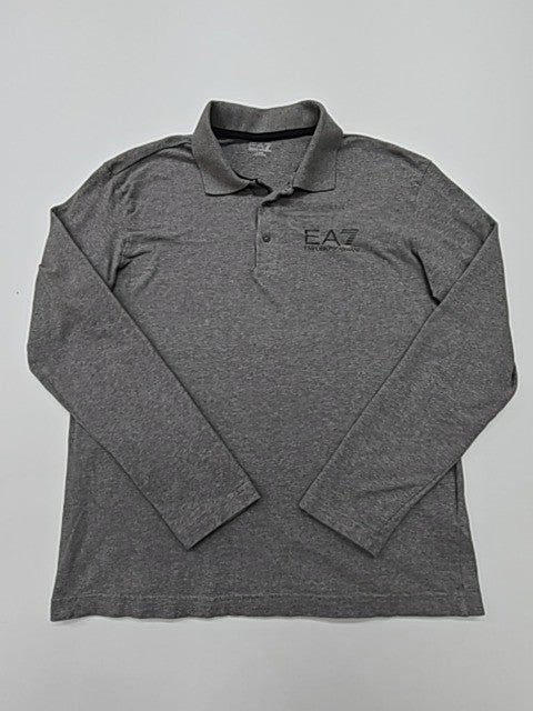 EA7 Men Gray Polo Shirt size M product image 1
