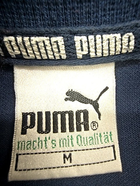 Puma Men's Navy M Short Sleeve Crew T-Shirt Poly/Cotton Regular