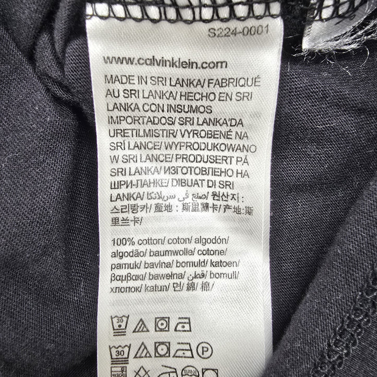 Calvin Klein Men Black T-Shirt size S product image 4