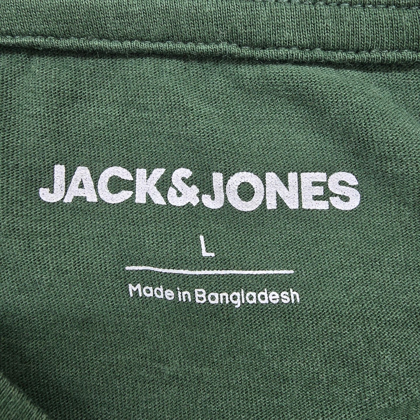 Jack & Jones Men Green T-Shirt size L product image 3